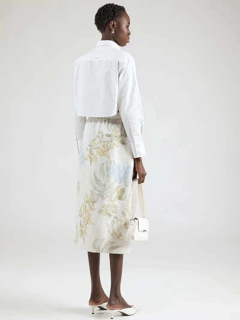 Gonna MIRIAM opale / oliva / verde pastello / bianco miniatura 3