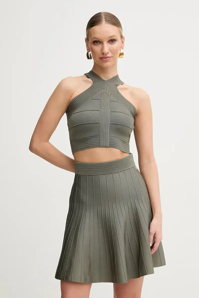 gonna OTTOMAN colore verde W5GD0U Z2XY0 miniatura 4