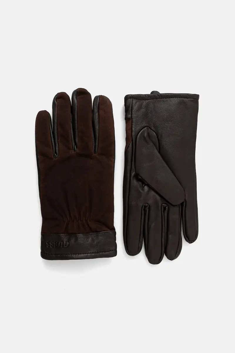 Guess Guanti Uomo Marrone 3772498