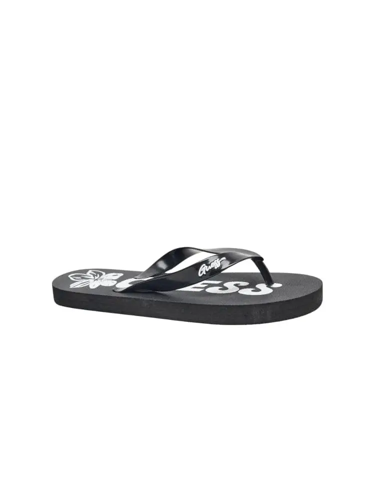 infradito kids nere con logo