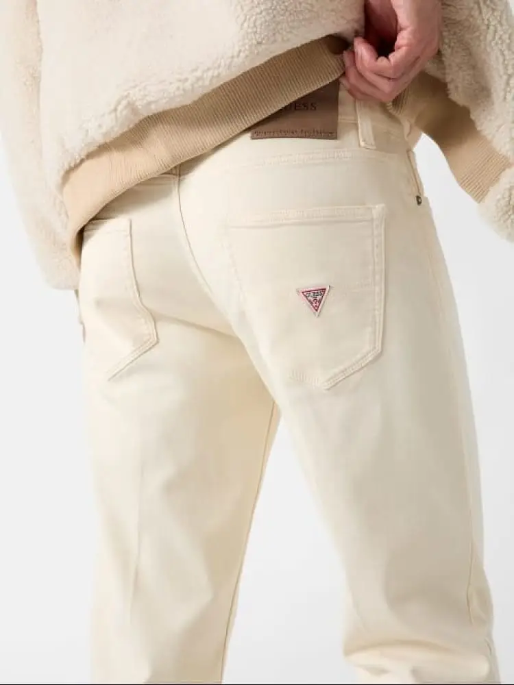 Guess jeans angels bull denim panna slim fito miniatura 2