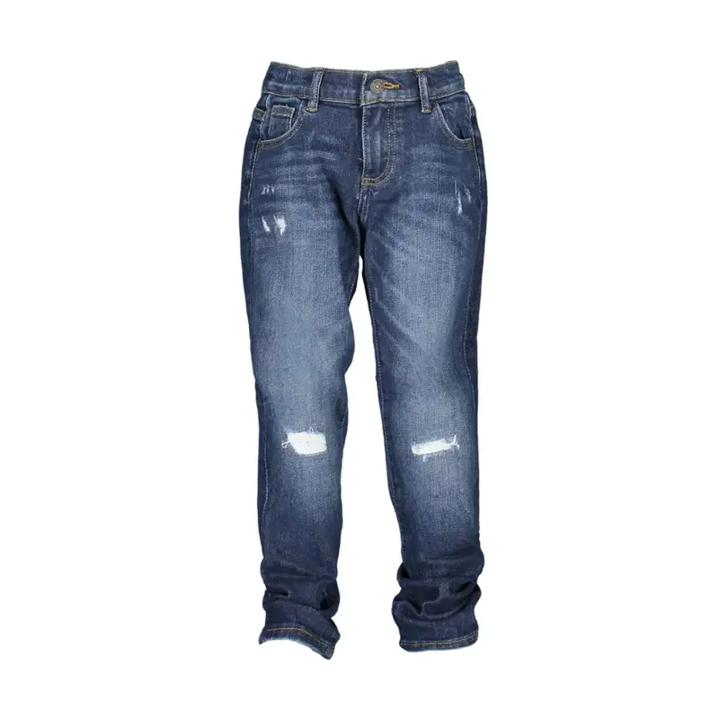 Bambino Blu Effetto Slavato e Usurato Logo