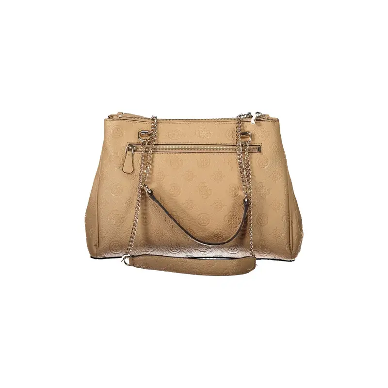 Guess Jeans Borsa a spalla Donna Beige 4062781 miniatura 3