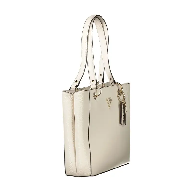 Guess Jeans Borsa a spalla Donna Beige 4062598 miniatura 3