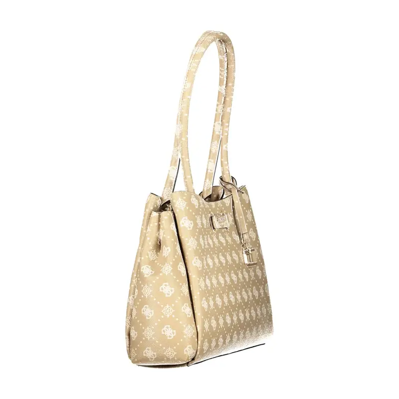 Guess Jeans Borsa a spalla Donna Beige 4283251 miniatura 3