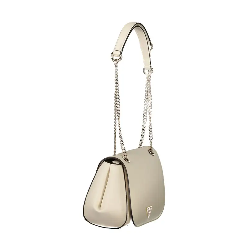 Guess Jeans Borsa a spalla Donna Bianco 4072634 miniatura 3