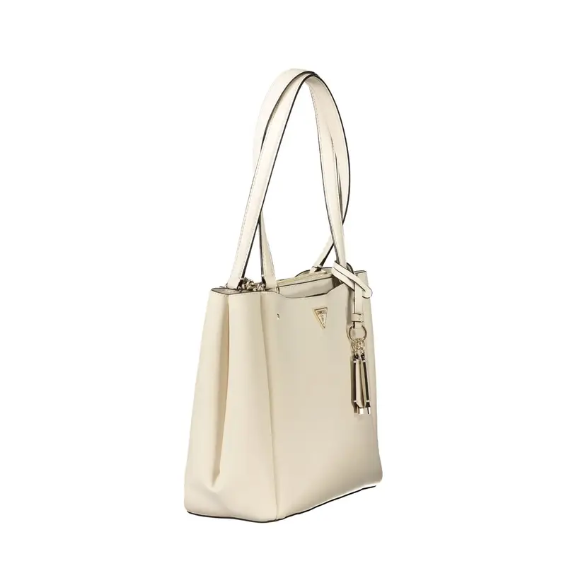 Guess Jeans Borsa a spalla Donna Bianco 4072617 miniatura 3