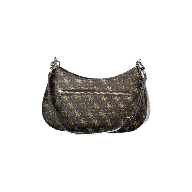 Guess Jeans Borsa a spalla Donna Marrone 4073138 miniatura 2