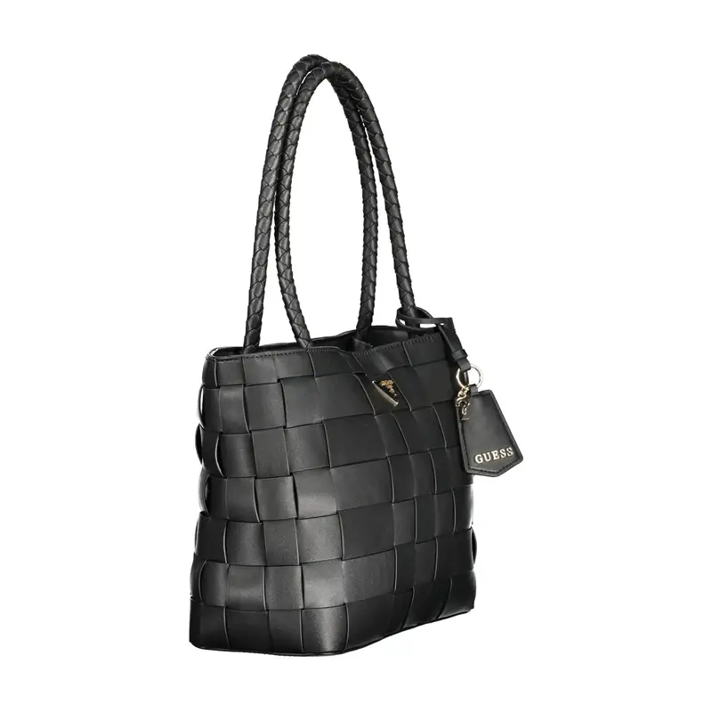 Guess Jeans Borsa a spalla Donna Nero 4072684 miniatura 3