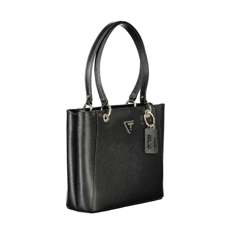 Guess Jeans Borsa a spalla Donna Nero 4072944 miniatura 3