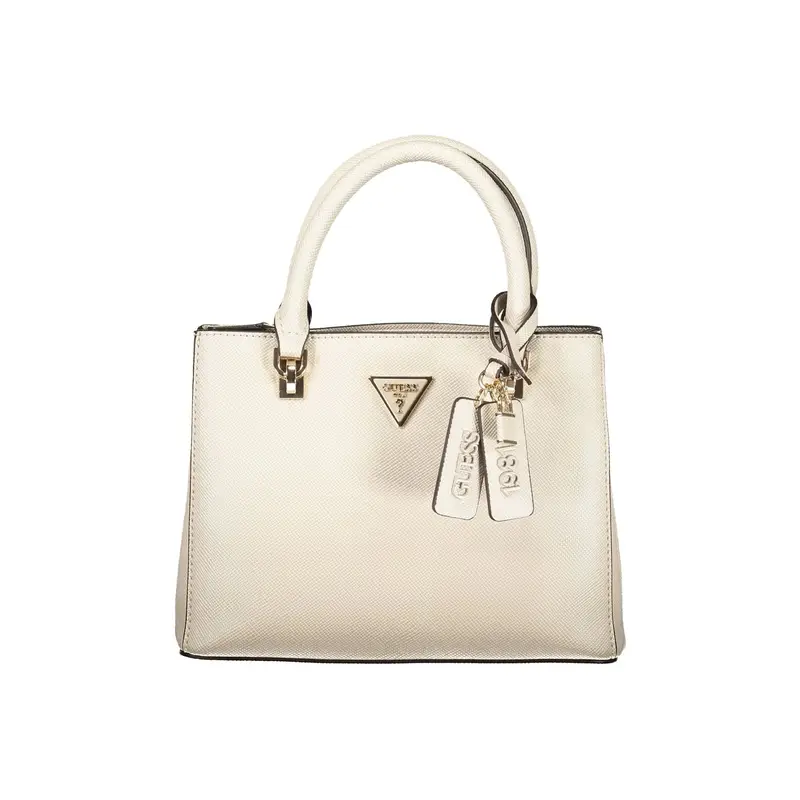 Borsa a Tracolla Donna beige Chiusura con Zip