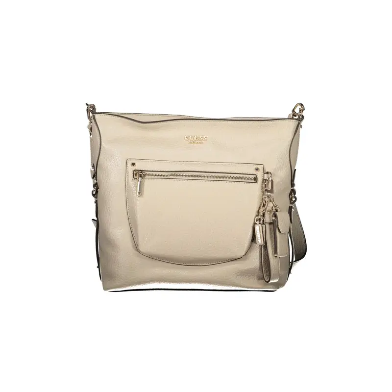 Borsa a Tracolla Donna beige Logo