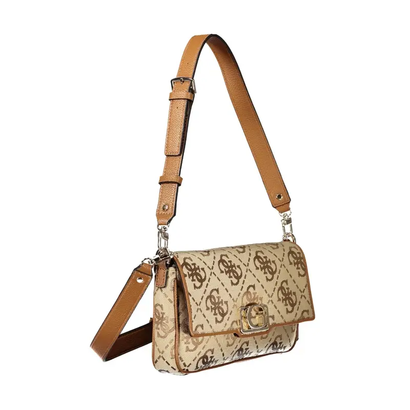 Guess Jeans Borsa a tracolla Donna Beige 4072625 miniatura 3