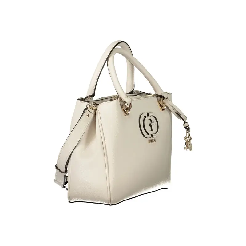 Guess Jeans Borsa a tracolla Donna Bianco 4072687 miniatura 3