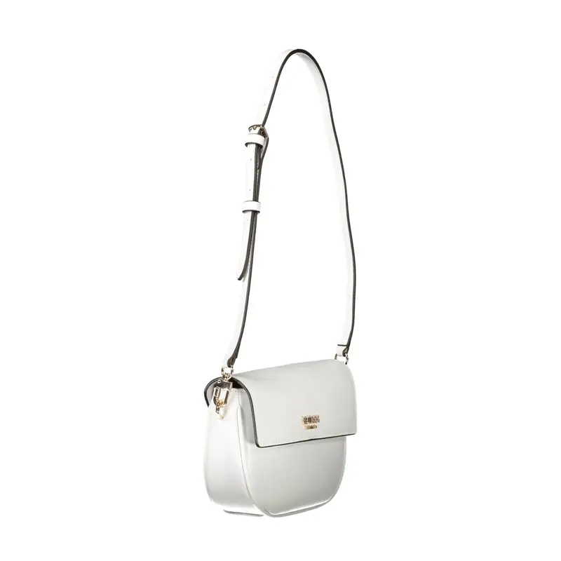 Guess Jeans Borsa a tracolla Donna Bianco 4072622 miniatura 3