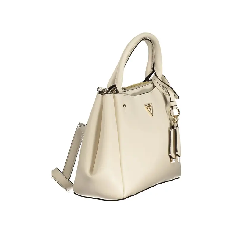 Guess Jeans Borsa a tracolla Donna Bianco 4072685 miniatura 3