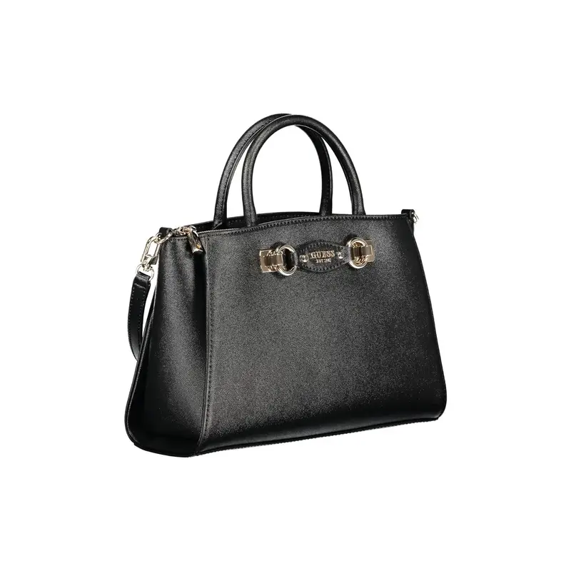 Guess Jeans Borsa a tracolla Donna Nero 4073136 miniatura 3