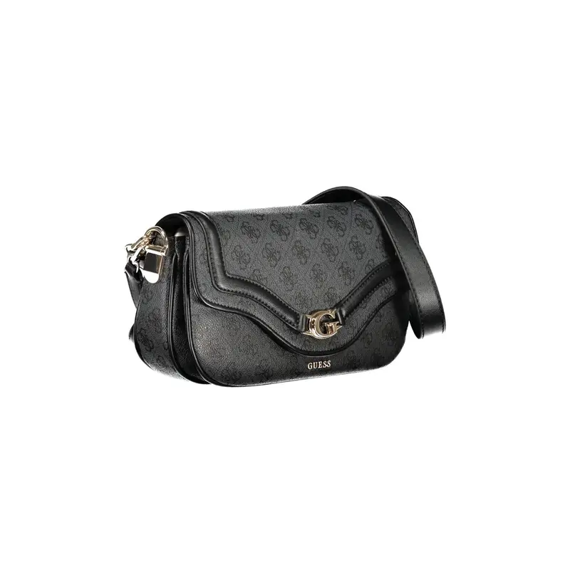 Guess Jeans Borsa a tracolla Donna Nero 4073150 miniatura 3
