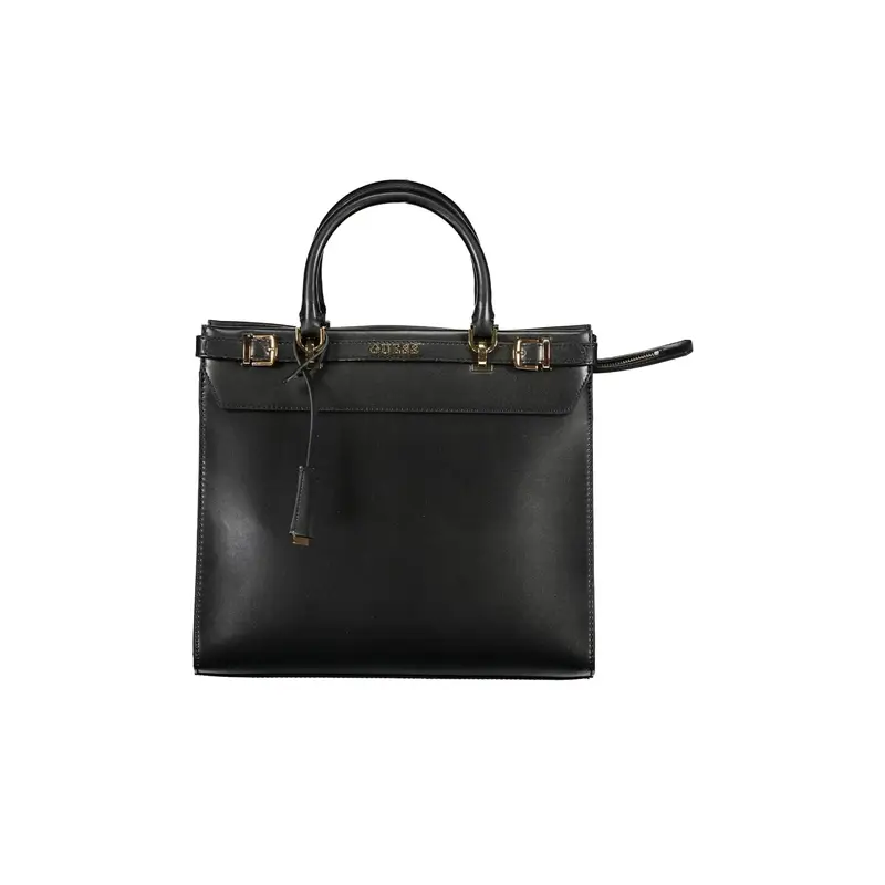 Borsa Donna a Mano Nera con Logo e Tracolla SESTRI LOGO Nero