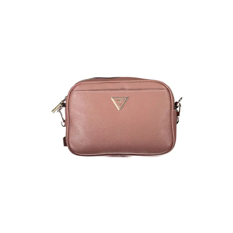 Borsa Donna a Tracolla Rosa con Chiusura Zip