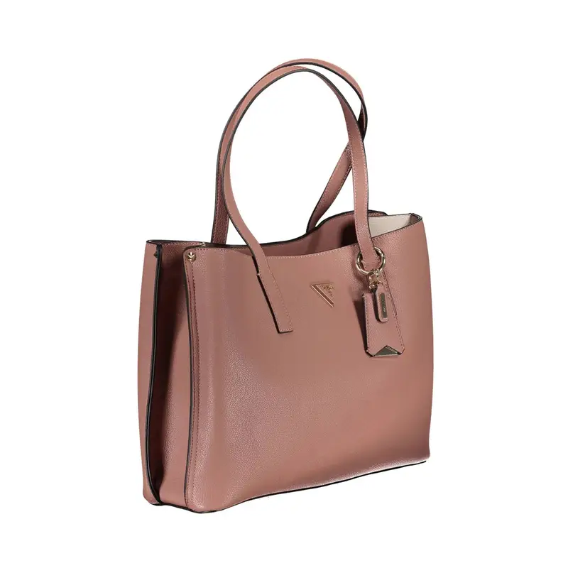 Borsa Donna Rosa Meridian a Spalla con Tasche Esterne e Zip miniatura 2