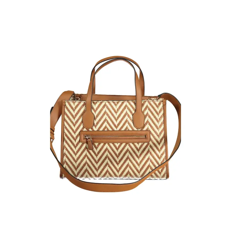 Borsa Donna Silvana a Mano Marrone con Tracolla e Zip miniatura 2