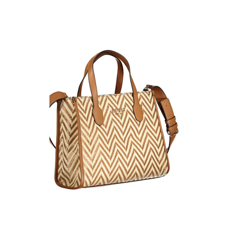 Borsa Donna Silvana a Mano Marrone con Tracolla e Zip miniatura 3