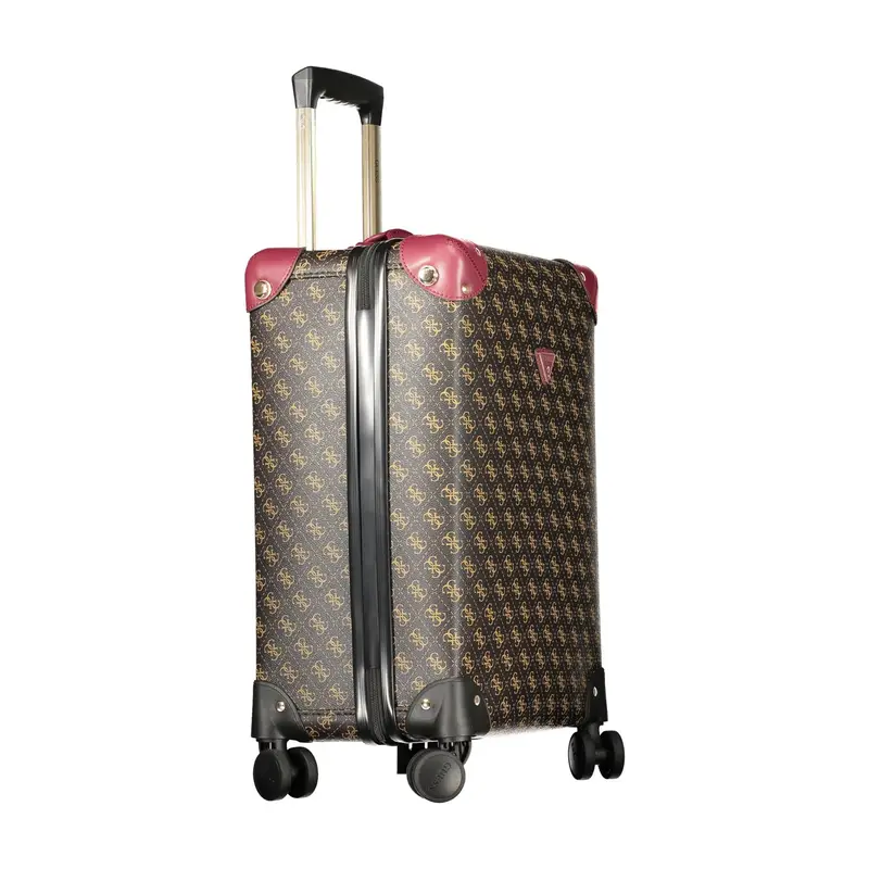 Borsa Trolley Medio Donna Marroni Dettagli a Contrasto Marrone miniatura 3