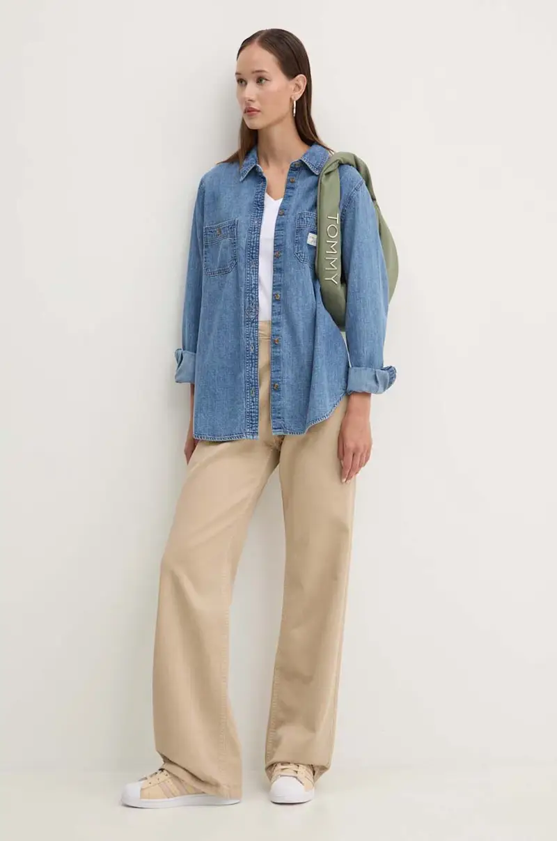 Guess Jeans Jeans Donna Blu 3579945 miniatura 2