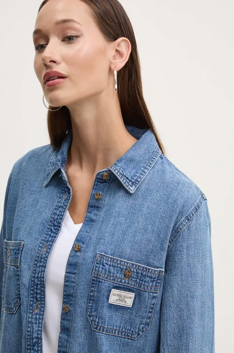 Guess Jeans Jeans Donna Blu 3579945 miniatura 4