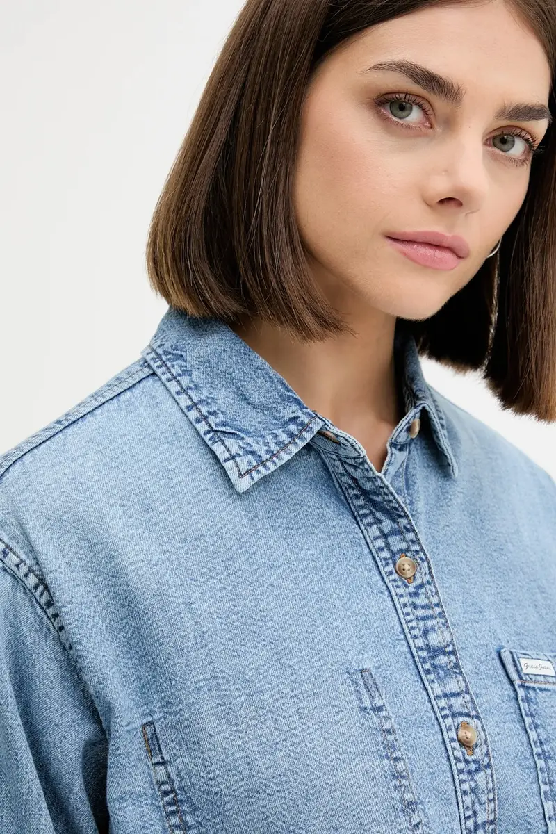 Guess Jeans Jeans Donna Blu 3245720 miniatura 4