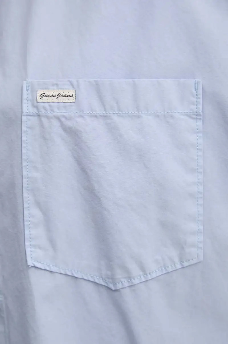 camicia in cotone donna colore blu W4YH22 WGCF1 miniatura 5