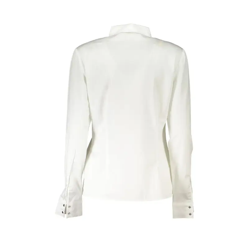 Camicia Maniche Lunghe Donna Bianca Ricamo Bianco miniatura 2