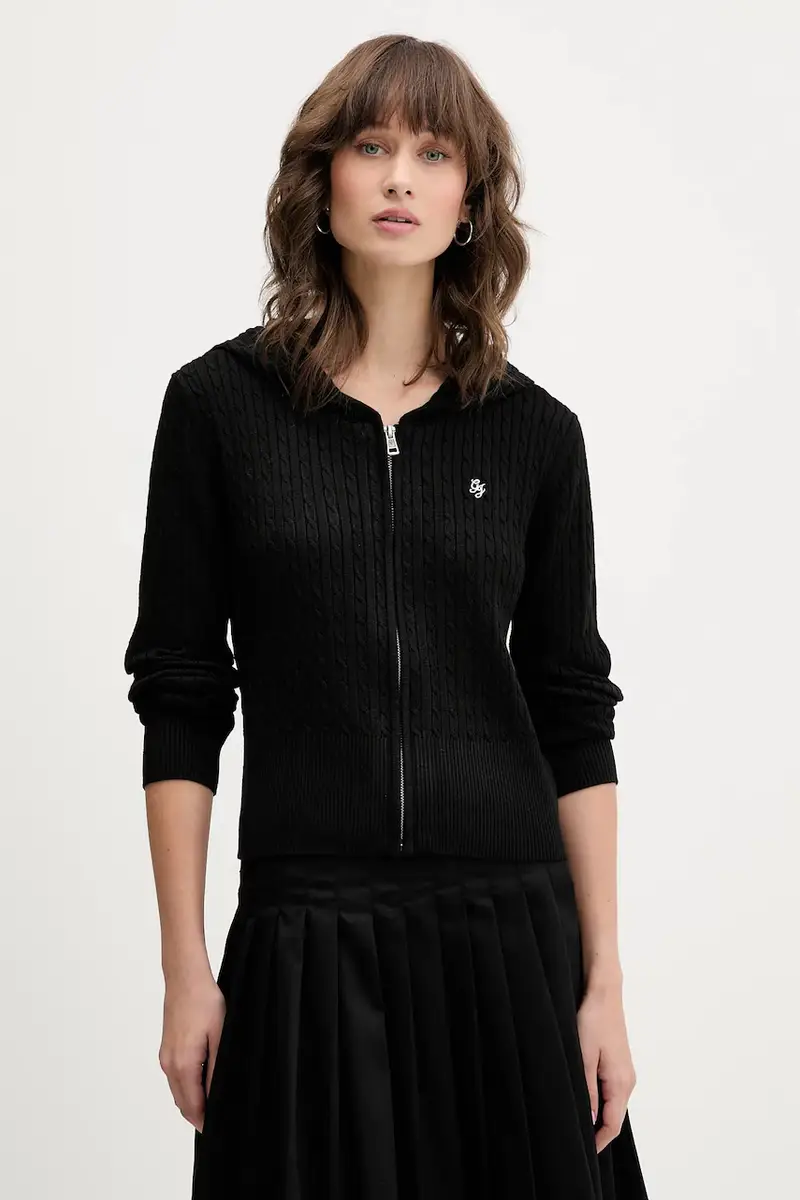 Guess Jeans Cardigan Donna Nero 3648348