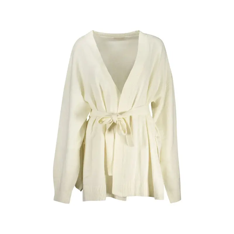 Cardigan Donna Bianco Logo