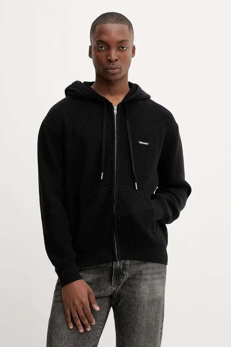 Guess Jeans Cardigan Uomo Nero 3275468