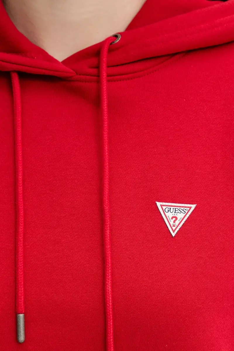 felpa donna colore arancione con cappuccio W4YQ04 KC811 Rosso miniatura 5