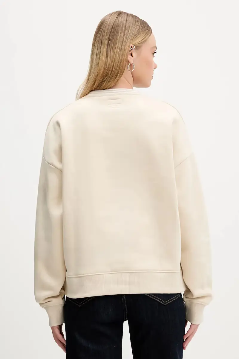 felpa donna colore beige W5BQ23 KC811 miniatura 3