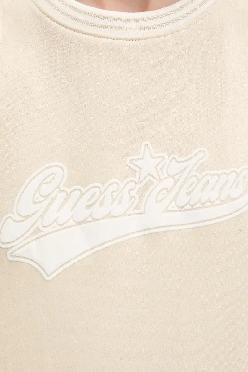 felpa donna colore beige W5BQ23 KC811 miniatura 5