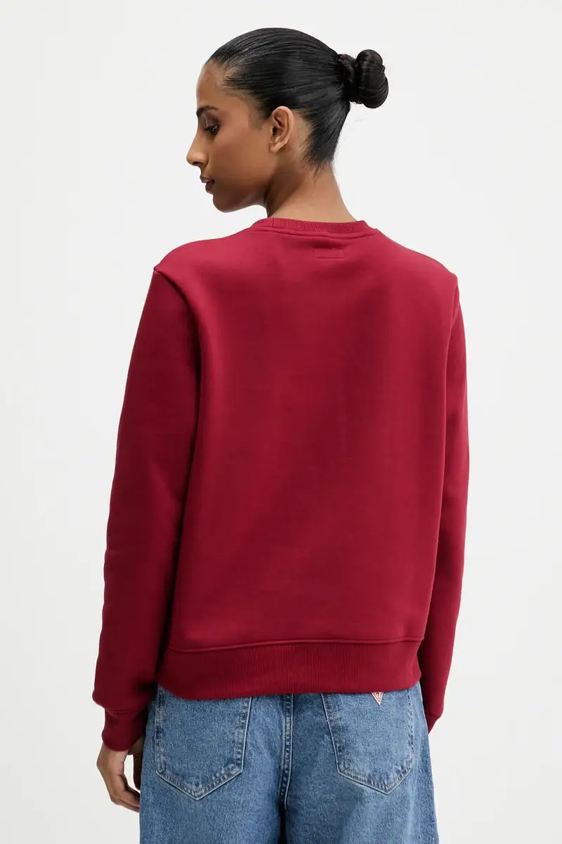 felpa donna colore granata W5BQ07 KC811 miniatura 3