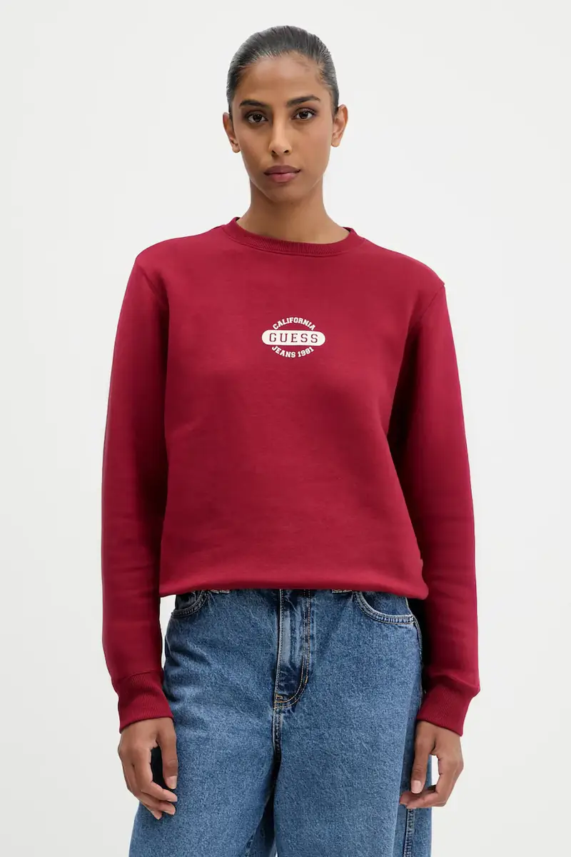 felpa donna colore granata W5BQ07 KC811