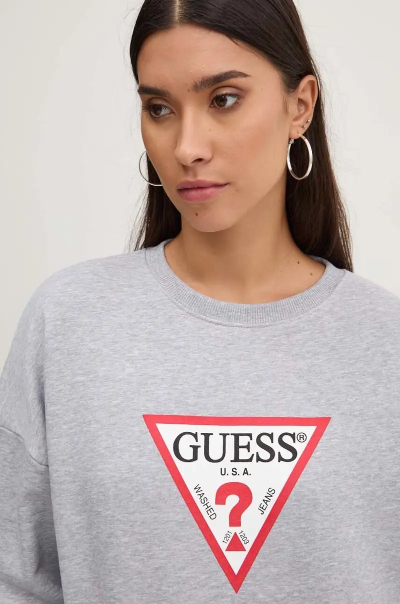 felpa donna colore grigio W4YQ00 KC811 miniatura 4