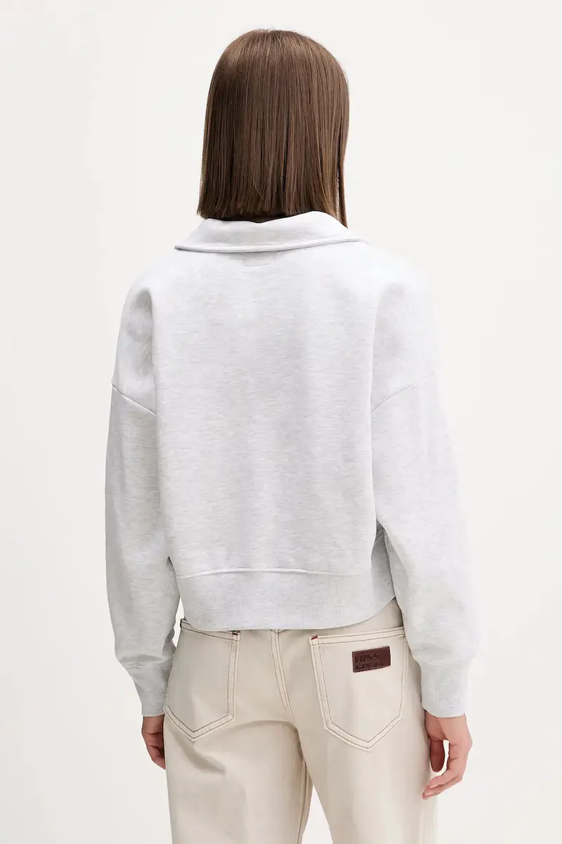 felpa donna colore grigio W5BQ09 KC811 miniatura 3