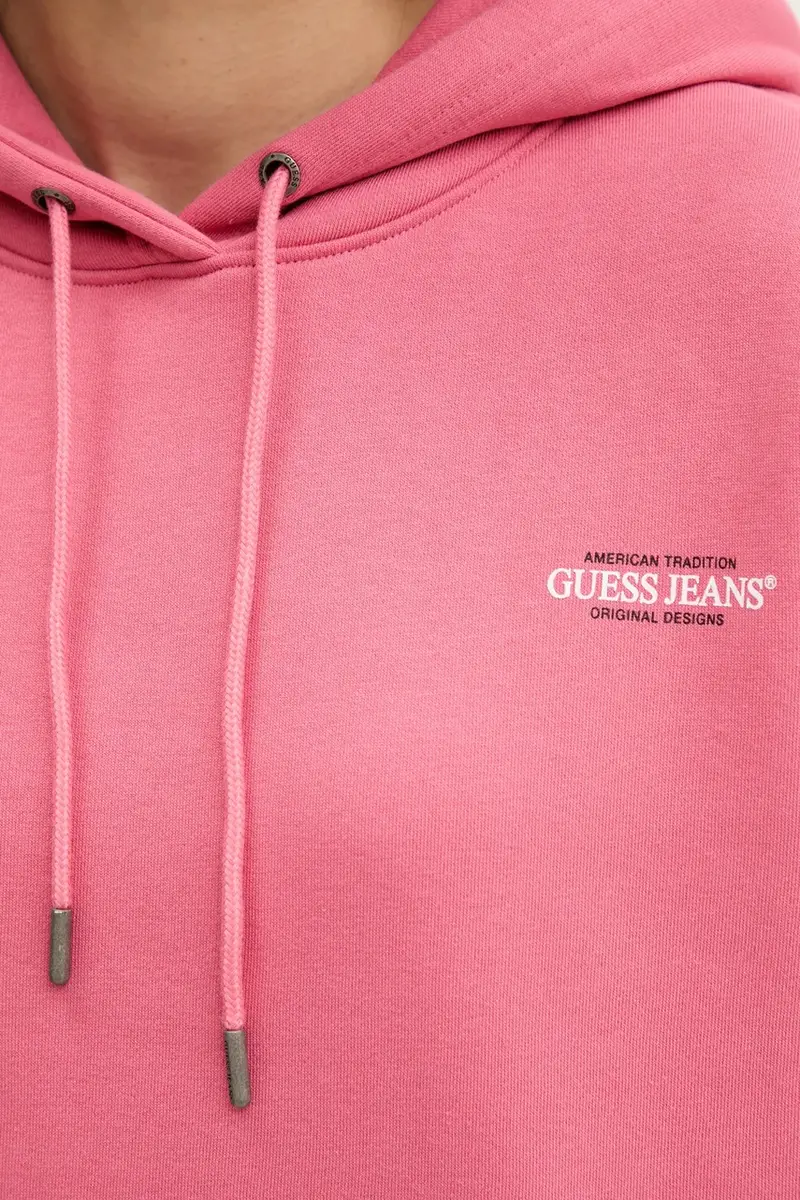 felpa donna colore nero con cappuccio W4BQ21 KC811 Rosa miniatura 5