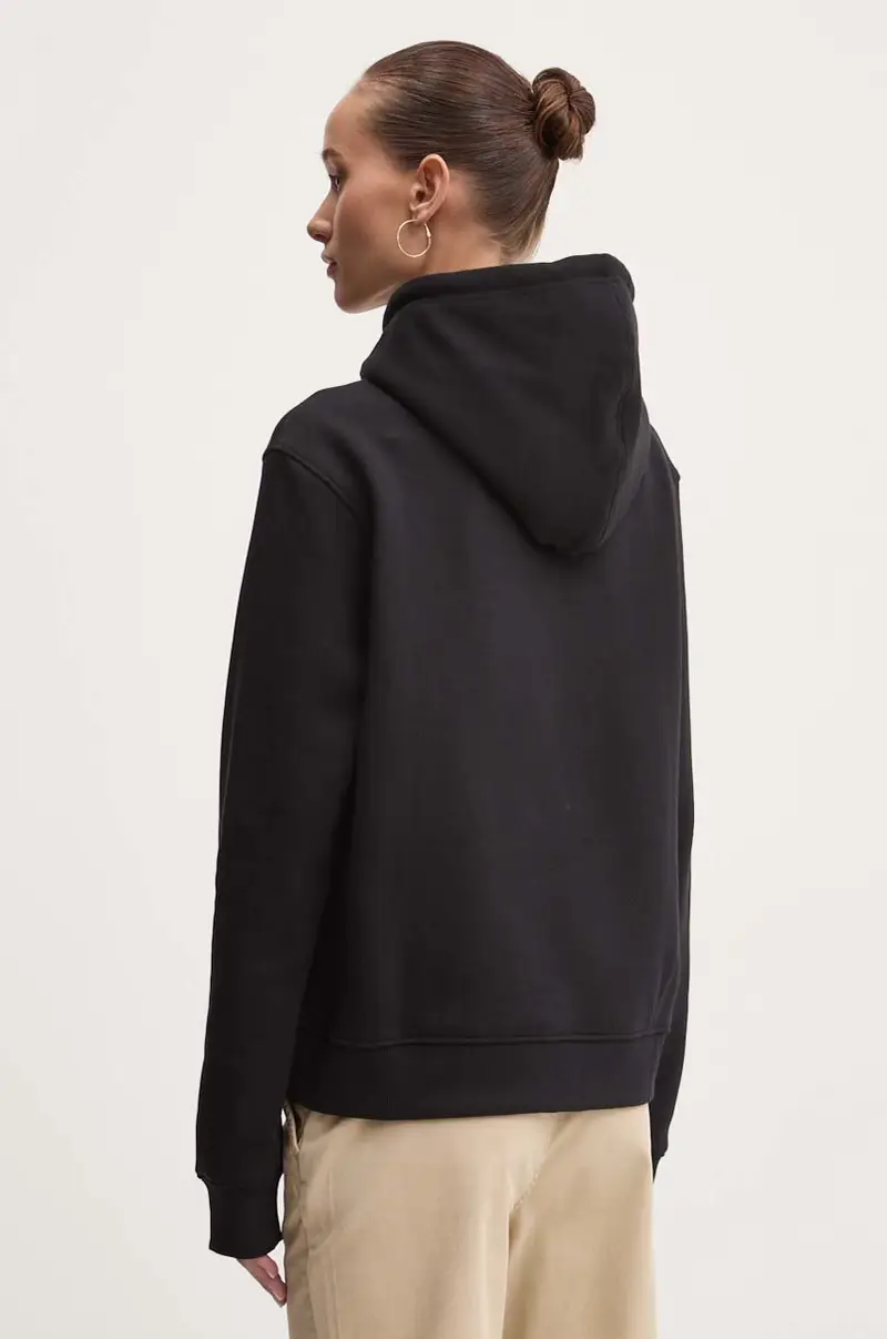 felpa donna colore nero con cappuccio W4YQ04 KC811 miniatura 3