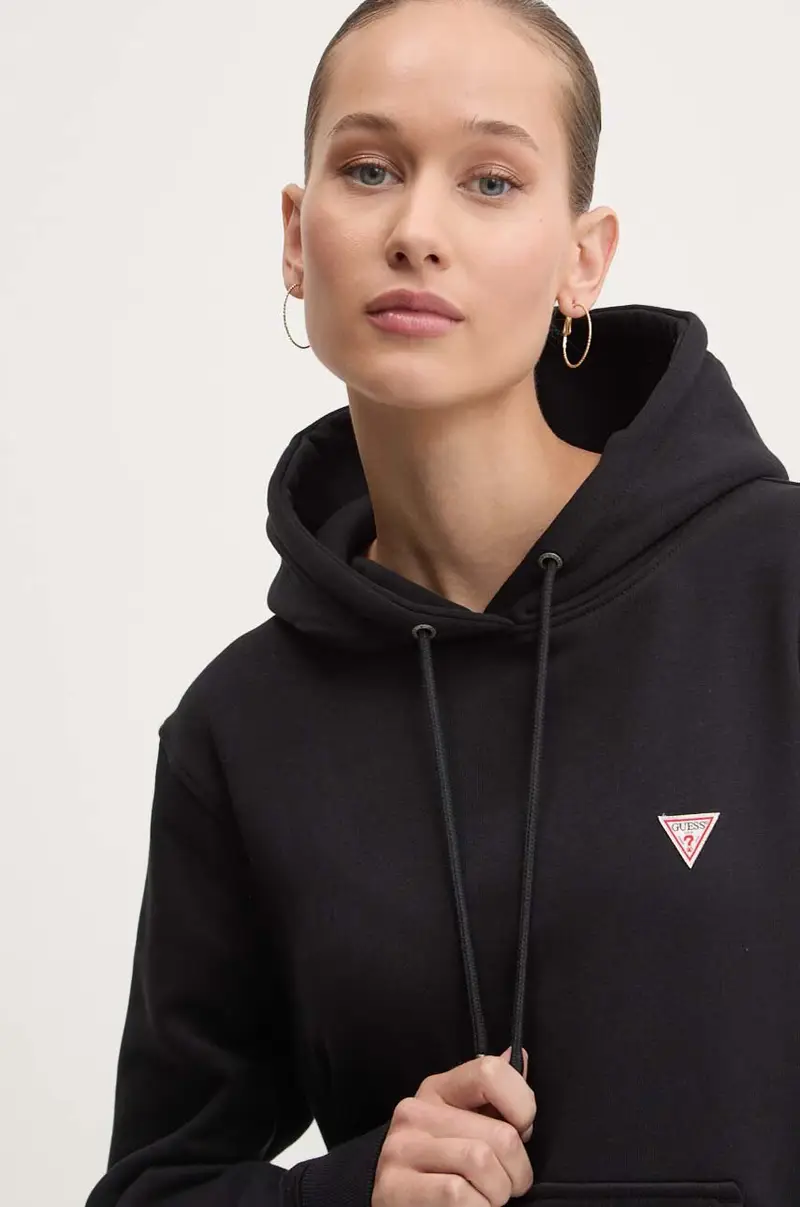 felpa donna colore nero con cappuccio W4YQ04 KC811 miniatura 4