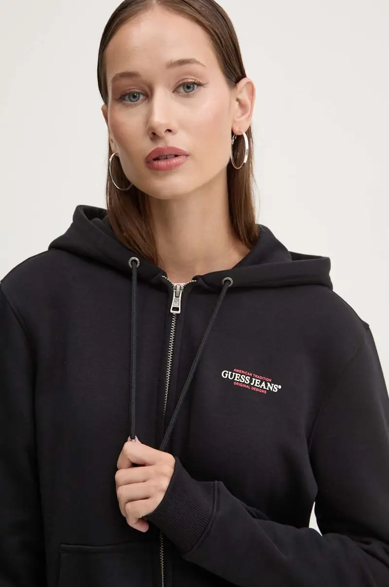 felpa donna colore nero con cappuccio W4YQ13 KC811 miniatura 4