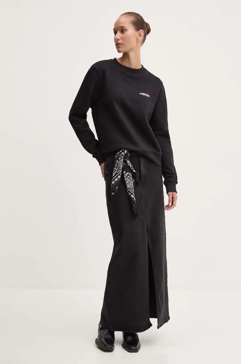 felpa donna colore nero W4YQ07 KC811 miniatura 2