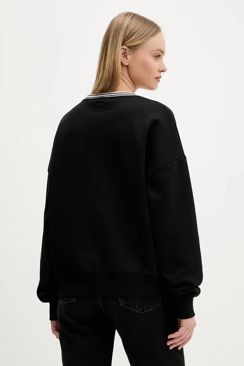 felpa donna colore nero W5BQ23 KC811 miniatura 3