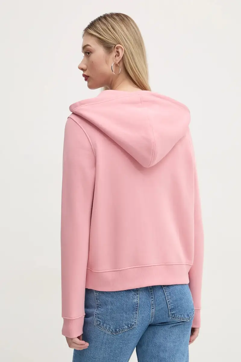 felpa donna colore rosa con cappuccio W4YQ13 KC811 miniatura 3